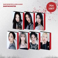 Babymonster 1st Mini Album Yg Tag Album Ver.   7 vnt. rinkinys