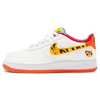 Nike Air Force 1 07 LV8 GS Tigro Metų Vaikų Kedai Baltas Burlaivis Universitetinis Auksas DQ4502-171 35.5