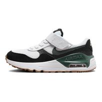 Nike Air Max SYSTM PS Balti Juodi Vintage Žali Vaikams Sportbačiai Barely-Volt DQ0285-115 29.5