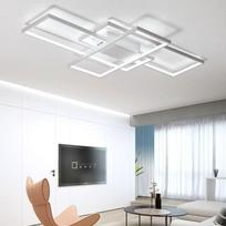 Šiuolaikiniai Led lubų šviestuvai, skirti svetainei miegamojo blizgesio namų dekoro lubų šviesa juoda/auksinė lubų lempų šviestuvai Diameter 90cm balta