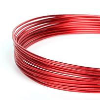 1/1.5/2/2.5mm Aliuminio viela dviračiui DIY, minkšta rankdarbių viela, ornamentai, rankdarbių priedai 1mm*10m raudona