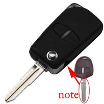 jingyuqin Nuotolinio valdymo modifikuotas atlenkiamas automobilio rakto korpusas Mitsubishi Pajero Sport Outlander Grandis LANCER-EX ASX 2/3 mygtukų pultelio korpusas ryškiai mėlyna spalva