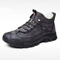 Nauji vyriški žieminiai batai Lauko neslystantys šilti sniego batai Kasdieniai batai su storu minkštu padu Vyriški patogūs sportbačiai Botas Zapatos 39 pilka spalva