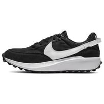 Nike Waffle Debut DH9523-002 sportbačiai moterims, juodi, balti, oranžiniai, skaidrūs 37.5