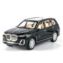 1/24 BMW X7 SUV Lydinio Automobilio Modelis Diecast & Žaislinės Transporto Priemonės Metalinis Žaislinio Automobilio Modelio Kolekcija Garso ir Šviesos Simuliacija Vaikų Žaislai Dovana juoda