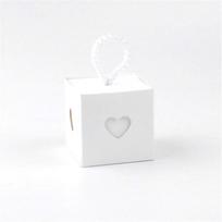 50 vnt. Kraftpopierinė dovanų dėžutė Perdirbama Gražus Paprastas Nuoširdus Dizainas Retro Saldainių Pakuotė White inner box White rope white