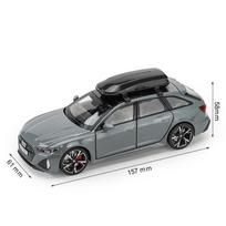 Nauja 1:32 Imitacija RS6 Žaislinio Automobilio Modelis Garsas ir Šviesa Atidaromos Durys Lydinio Liejinio Modelis Ornamentai Kolekcija Žaislai Berniukui Suaugusiam Šventinė Dovana pilka