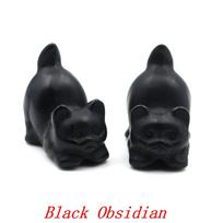 30 mm Miela katės statulėlė Natūralaus akmens kristalas Rankų darbo Gydanti gyvūno figūrėlė Reiki Brangakmenių amatas Namų dekoracija Šventinė dovana 1 pcs