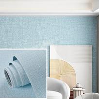 50cmX2.8/10m Lino 3D Putų Tapetai Lipnūs PVC Vienspalviai Sustorinti Vandeniui Atsparūs Fono Sienų Renovacijos Sienų Lipdukai 50cmx280cm