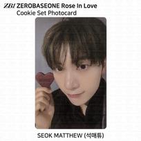 [BE KEKSO] ZEROBASEONE Rose In Love Keksiukų Rinkinys Fotokortelė SUNGHANBIN ZHANGHAO Seokmatthew