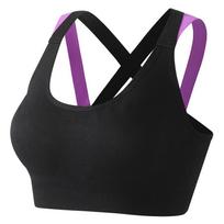 Moteriška sportinė liemenėlė Push Up Crop Top Moteriška treniruotė Fitness Gym Liemenėlė Aukščiausia bėgimo jogos liemenėlė Atletiška sportinė apranga XL žalia