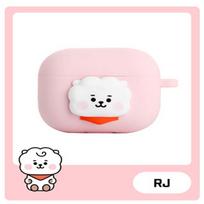 BTS BT21 oficialus AirPods3 dėklo dangtelis pastelinis silikonas CHIMMY beige