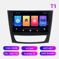 Automobilio radijas Android Auto Carplay, skirtas Mercedes Benz E Class W211 2002-2010 Multimedijos grotuvo galvos blokas Stereo GPS navigacija BT WIFI 2+32GB 1+16GB