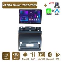 Android Carplay Automobilinis Radijas MAZDA Demio 2002-2005 Multimedijos Grotuvas Pagrindinis Įrenginys Stereo GPS Navigacija BT WIFI 2+32GB 1+16GB