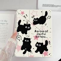 Apsauginis planšetinio kompiuterio dėklas iPad Pro 12.9/iPad Air 13 2024/iPad Air 13 2025/iPad Mini 6 7/iPad 9.7/iPad Pro 13 11/iPad 11 10.9/iPad 10.2 su dėklu rašikliui iPad 11 2025 gryna