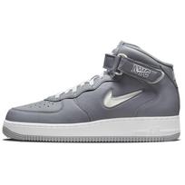 Nike Air Force 1 Mid Jewel QS NYC - Vėsiai pilki Unisex sportbačiai Balti Metaliniai-Sidabriniai DH5622-001 37.5 gray