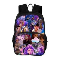 Kpop Raganių Medžioklės Komanda Madingas Vaikams Ant Peties HD Spausdintas Didelės Talpos Lengvas Nugaros Apsauga Studentų Kuprinė 40*30*15cm