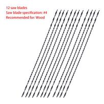 Kovos pjūklas Daugiafunkcis U formos rankinio pjūklo diskas, skirtas medienai, plastikui, metalui pjaustyti. 12 saw blades (#4)