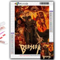 Deimantinė tapyba Anime Berserk siuvinėjimas kryželiu Kalnų krištolo namų dekoras Full Round 20X30CM
