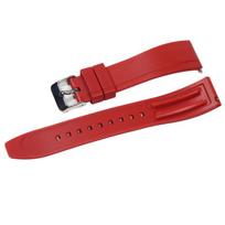 Aukštos kokybės fluoro gumos laikrodžio dirželis 20mm 22mm 24mm sportinio laikrodžio dirželis juodas žalias apyrankė su greito atleidimo spyruokline juostele 24mm