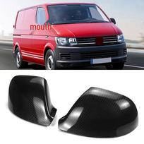 Tinka 2010-2015 m. VW Multivan Caravelle Transporter T5 T6 Galinio vaizdo veidrodžio rėmeliui/korpusui Matte Black Pair