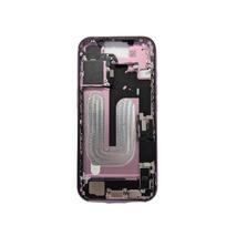Rėmelis + smulkios dalys + krovimo lizdas skirtas iPhone 16 (Pink) (Pulled / Grade A)