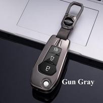 Madingas metalo lydinio automobilio raktų dėklas, skirtas Ford Mondeo 3 4 5 MK3 MK4 MK5 Focus 3 4 Ranger SC Max Explorer Fiesta Keys Cover Fob Raktų pakabuko priedai