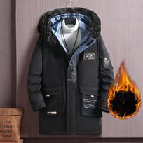 12XL vyriškas plius storas plius dydis plius medvilninė vėjo striukė vidutinio ilgio Parker laisva itin didelė medvilninė striukė 10XL juoda