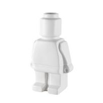 Robotas Kūrybinga Vaza Blokinis Žmogus Stalo Dekoracija Nordic Stiliaus Ornamentas Vaza Interjero Dekoras juoda