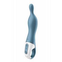 A taško vibratorius 21.7 cm A-Mazing 1 Blue Smooth, Satisfyer, mėlynas