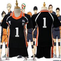 Scione Anime Haikyuu Cosplay kostiumas Karasuno tinklinio kamuolio klubo Hinata Shyouyou sportinės aprangos uniforma S