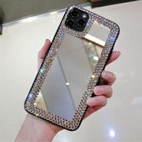 Miroor Crystal Diamond Dėklas, skirtas iPhone 14 13 12 11 Pro XS Max XR X 8 7 Plus / Samsung S23 S22 S21 S20 S10 A12 A22 A32 A52 A72 / Redmi Note10 9 9A 9C 9T iphone 5 5s balta
