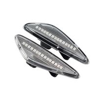 2 vnt. LED automobilio dinamiški šoniniai posūkio signalai, posūkio signalo lemputė, skirti Fiat Mazda 6 Atenza GH 2008 2009 2010 2011 2012 Ctystal type