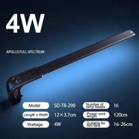 LED akvariumo apšvietimas ypač plonas vandens augalų auginimo apšvietimas, ištraukiamas vandeniui atsparus spaustukas ant lempos, skirtas žuvų bakui 16–65 cm CN Plug