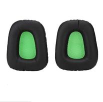 Ausų pagalvėlės Pagalvėlės Razer Electra V2 V1 Ausinėms Pakeičiamos Ausinės Minkšta Baltyminė Oda Atminties Putų Kempinė Ausinių Dangtelis žalia