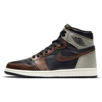 Air Jordan 1 Retro High OG Patina Unisex Bėgimo bateliai Juodi Šviesiai armijos Kreminiai 555088-033 38