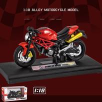 1/18 Scale Ducati Monster 795 Diecast motociklo modelio žaislas vaikams, mažiems berniukams, mergaitėms, dovanų kolekcija 1/18-11.5x6x4.3cm raudona