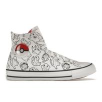 Pokemon x Converse Chuck Taylor All Star High Poke Ball Unisex sportbačiai Balti Juodi Universiteto Raudoni A01651C 37