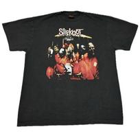 Vintažiniai Slipknot Nu Metal Y2K grafikos 90-ųjų grupės marškinėliai su viena siūle REPRINTAS 3XL
