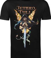 VTG Jethro Tull juostos juodi medvilniniai marškinėliai, visų dydžių JJ2997 S