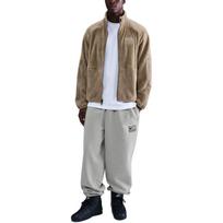 Nike X Stussy vilnos pamušalo apykaklės striukė, užsegama užtrauktuku, su lopais, ilgomis rankovėmis, unisex striukė HQ8525-223 XL