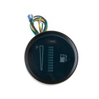 2 colių 52 mm universalus automobilio motociklo degalų lygio matuoklis 8 LED šviesos ekranas 12 V žalia