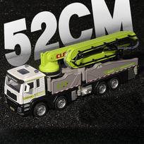 1/32 Betono siurblio automobilio Gaisrinės mašinos modelis Žaislas Lydinio korpusas Atitraukiamas Vandens purškimas Inžinerinių transporto priemonių modeliai Vaikų dienos dovanoms žalia