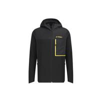 Adidas X National Geographic Bendradarbiavimo Minkštas Šelkas Spalvų Bloko Logotipas Ilgomis Rankovėmis Su Gobtuvu Striukė Vyriška Striukė Juoda IL8979 XL black