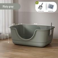 Ypač didelis atviras kačių kraiko dėžutė kačiukams, apsaugota nuo purslų Includes Scoop and Deodorant Pack