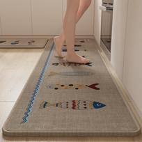 Austas virtuvės grindų kilimėlis neslystantis plaunamas purvui atsparus sugeriantis storas įėjimo kilimėlis durų kilimėlis 45*70CM+45*120CM