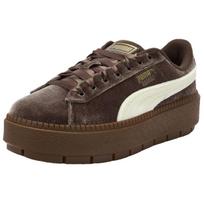 Puma Platformos Patogūs Universalūs Patvarūs Žemi Sportbačiai Moteriški Sportbačiai Kavos Rudo Atspalvio 406752-02 37 gray