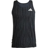 Adidas Adizero Striped Design Versatile Slim Fit Tank Top Men Tops Black JN0298 2XL