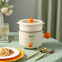 OIMG Mini Multi-Functional Electric Cooking Pot with Steamer