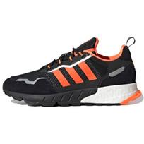 adidas ZX 1K Boost Juodi Saulės Oranžiniai Unisex Sportbačiai Pagrindinė Juoda Sidabrinė Metalinė H00428 36